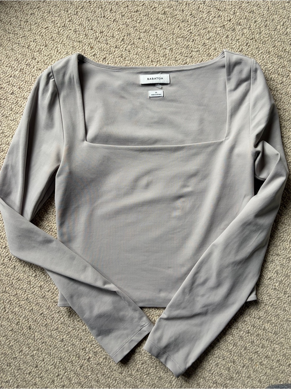 Babaton square neck top- size medium